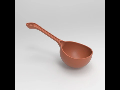 Ladle Spoon 3D Print Model
