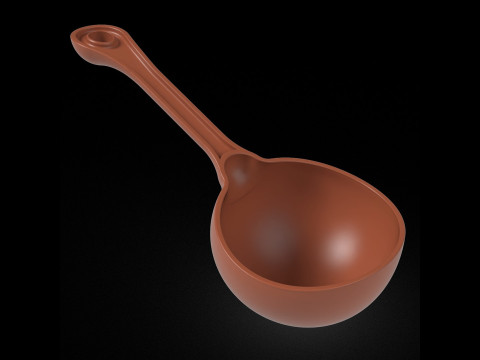 Ladle Spoon 3D Print Model