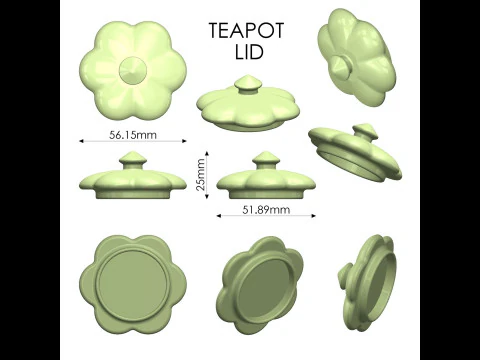 Teapot 3D Print Model