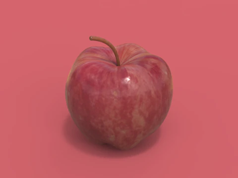 Apple 3D Print Model
