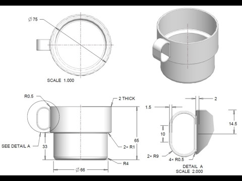 Cup 3D 打印模型