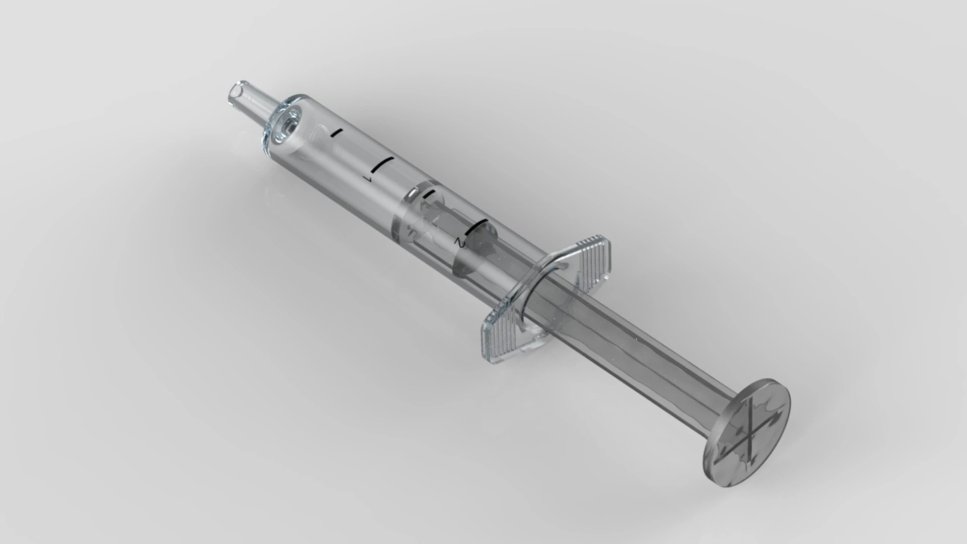 Syringe 3D Print Model .c4d .max .obj .3ds .fbx .stl .blend 