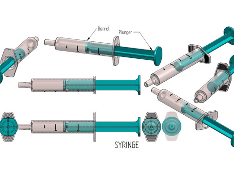 Syringe 3D Принт Модель