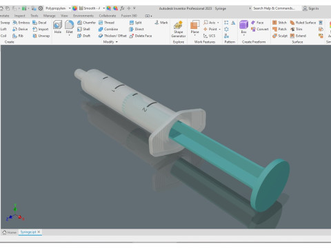Syringe 3D Принт Модель