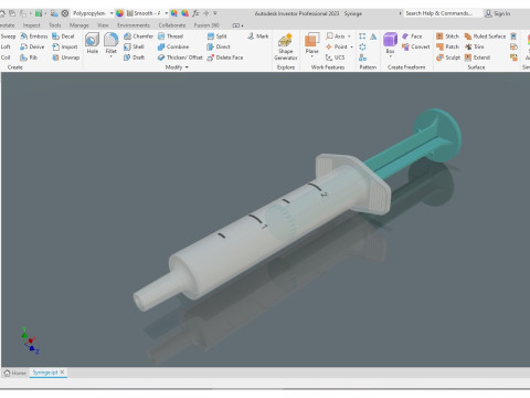 Syringe 3D Принт Модель