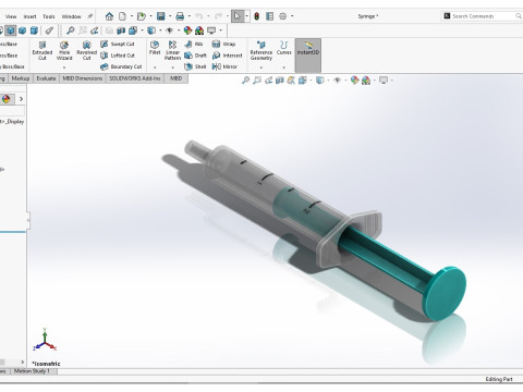 Syringe 3D Принт Модель