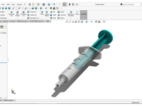 Syringe 3D Принт Модель