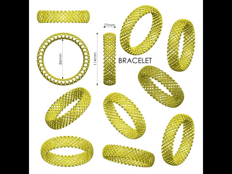 Bracelet Modelo de impresión 3D