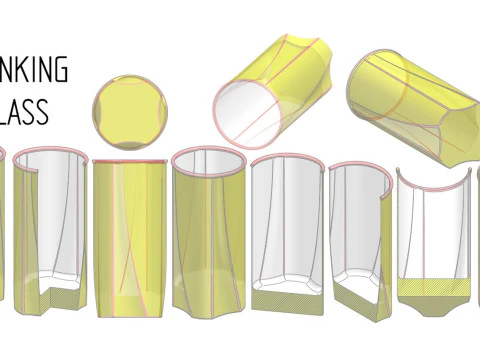 Drinking Glass 3D Print Model