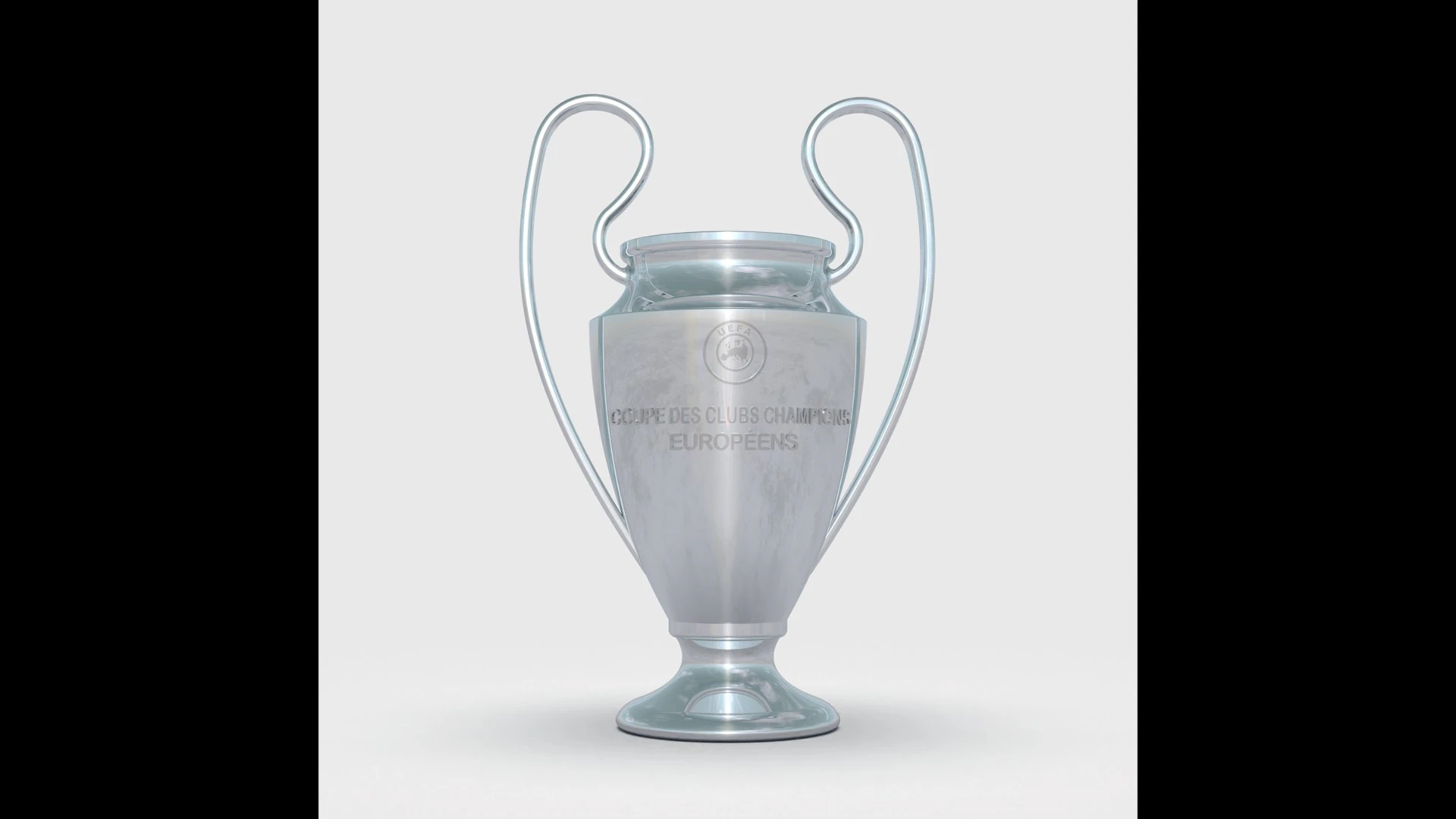 UEFA Champions League Cup 3D Model .c4d .max .obj .3ds .fbx .stl .blend
