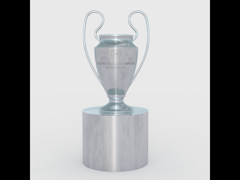 UEFA Champions League Cup 3D Model
