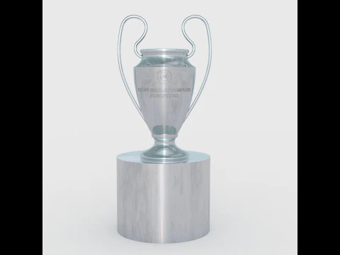 UEFA Champions League Cup 3D Model