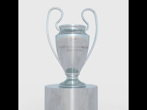UEFA Champions League Cup 3D Model