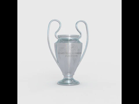 UEFA Champions League Cup 3D Model