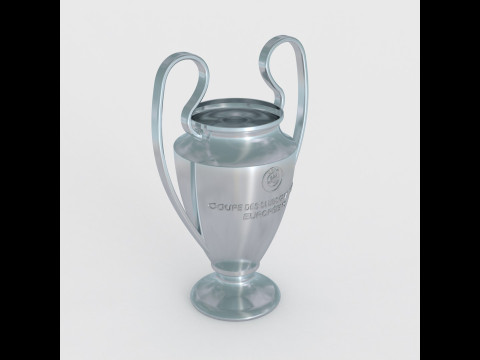 UEFA Champions League Cup 3D Model