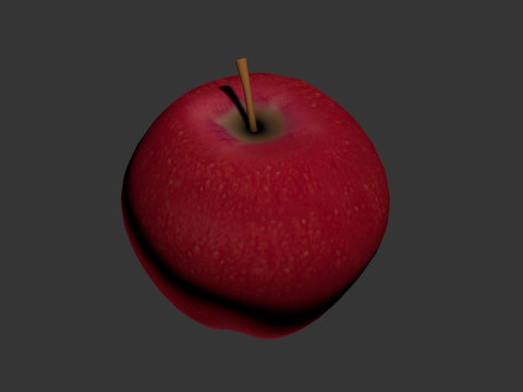 Delicious Apple 3Dモデル