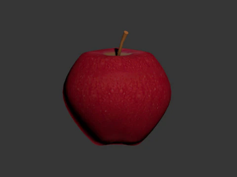 Delicious Apple 3D Model