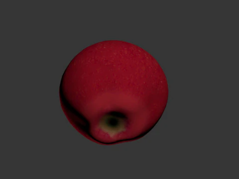 Delicious Apple 3D Model
