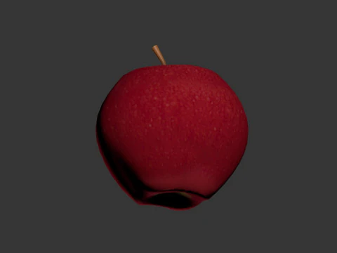 Delicious Apple 3D Model