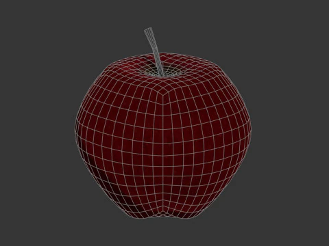 Delicious Apple 3D Model