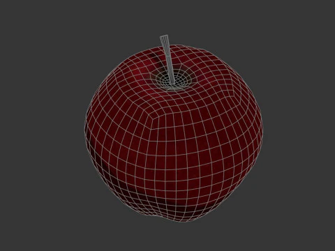 Delicious Apple 3D Model