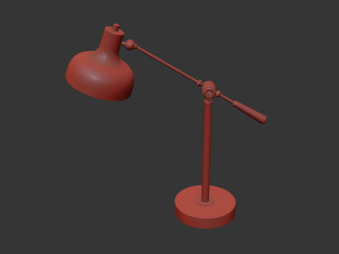 Movable Table Lamp 3D Model