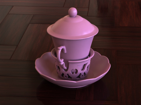 Chocolate Cup 120 ml 3D 프린트 모델
