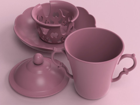Chocolate Cup 120 ml Model Cetak 3D