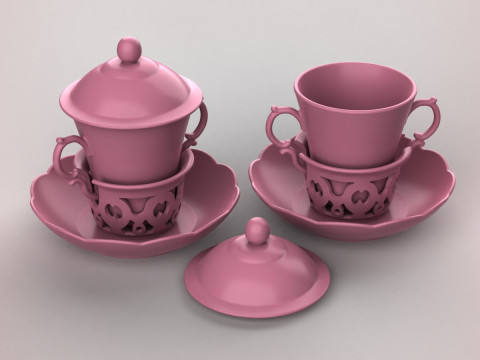 Chocolate Cup 120 ml 3D 프린트 모델