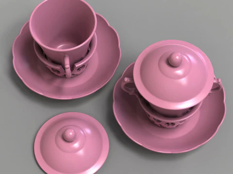 Chocolate Cup 120 ml 3D Print Model