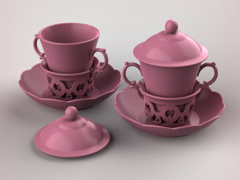 Chocolate Cup 120 ml 3D 프린트 모델