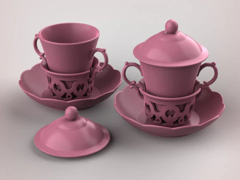 Chocolate Cup 120 ml 3D Print Model