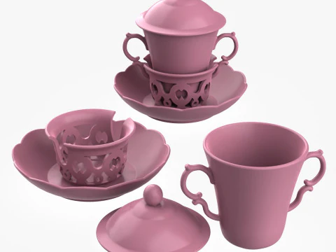 Chocolate Cup 120 ml 3D Print Model