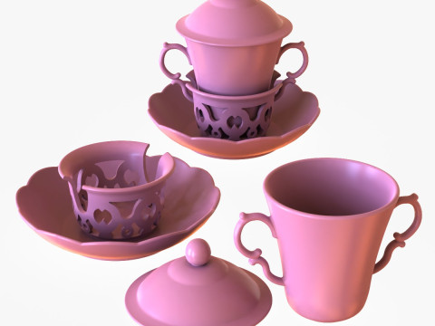 Chocolate Cup 120 ml 3D 프린트 모델