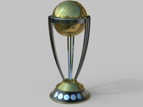 ICC Cricket World Cup Trophy 3Dプリントモデル