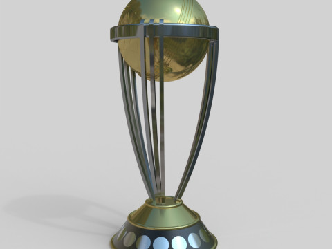 ICC Cricket World Cup Trophy 3D Baskı Modeli