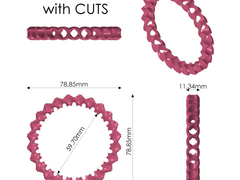 Bransoletka Model do druku 3D