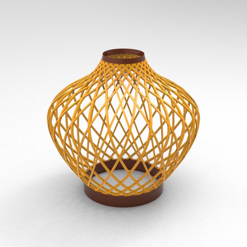 Kap lampu Model Cetak 3D .c4d .max .obj .3ds .fbx .stl .blend 