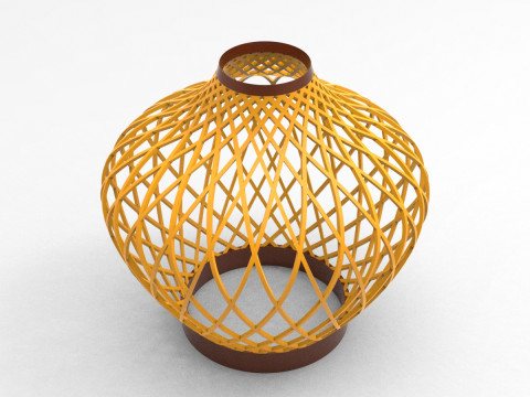 Kap lampu Model Cetak 3D