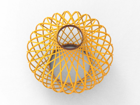 Kap lampu Model Cetak 3D