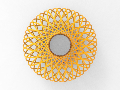 Kap lampu Model Cetak 3D