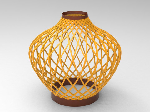 Kap lampu Model Cetak 3D