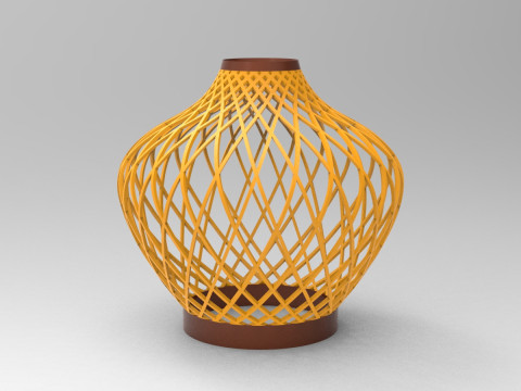 Kap lampu Model Cetak 3D