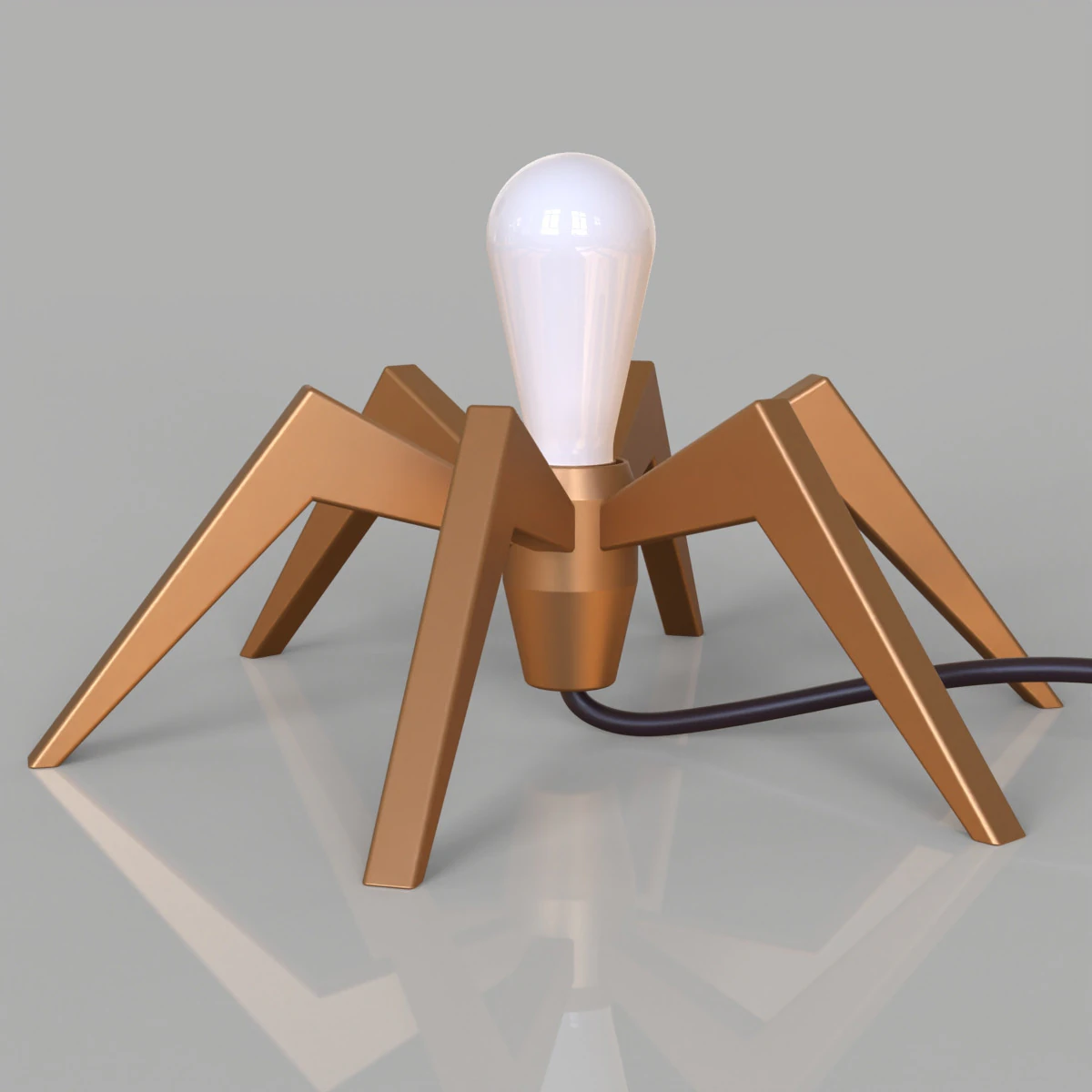 Bulb Holder - Candle Holder 3D Print Model .c4d .max .obj .3ds .fbx .stl .blend 