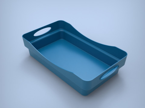 Tray Box 3D Print Model
