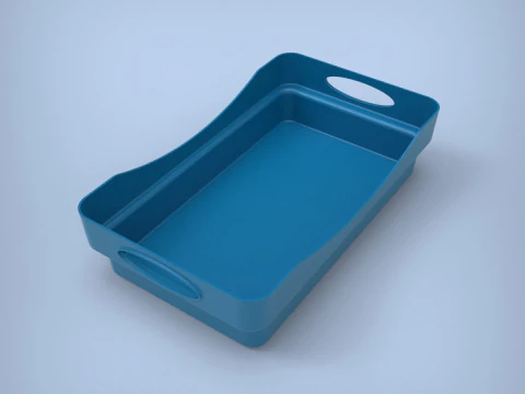 Caixa Bandeja Modelo de Impressão 3D