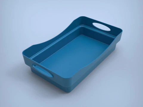 Caixa Bandeja Modelo de Impressão 3D