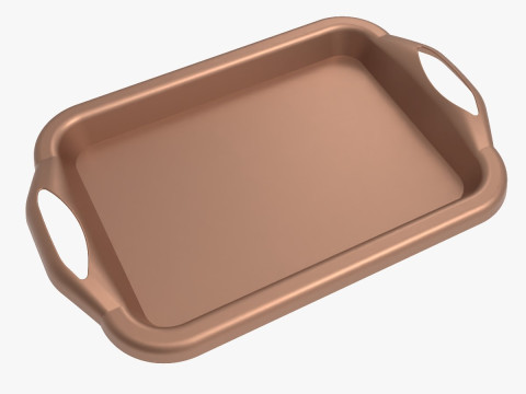 Food Tray 3D Print Model