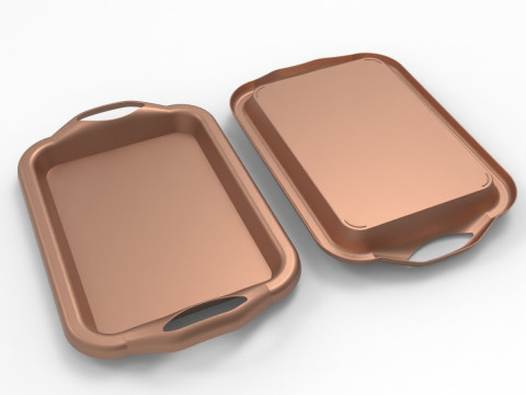 Plateau de nourriture Modèles 3D en vedette