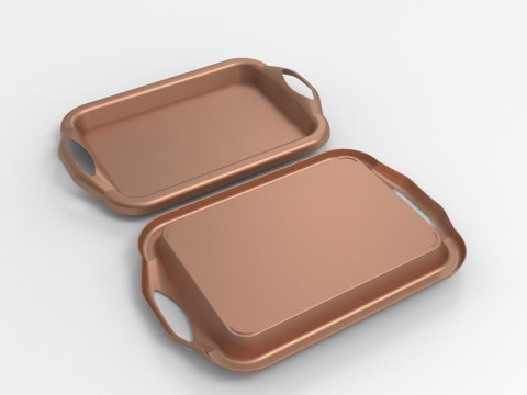 Plateau de nourriture Modèles 3D en vedette